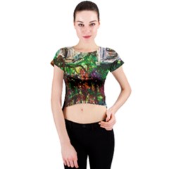 Gatchina Park 4 Crew Neck Crop Top by bestdesignintheworld