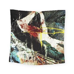 Egg In The Duck   Needle In The Egg Square Tapestry (small) by bestdesignintheworld