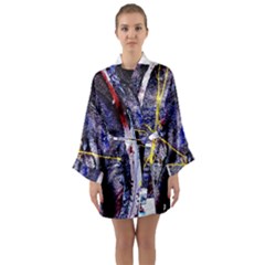 Egg In The Duck   Needle In The Egg 7 Long Sleeve Kimono Robe by bestdesignintheworld