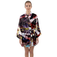 Egg In The Duck   Needle In The Egg 4 Long Sleeve Kimono Robe by bestdesignintheworld