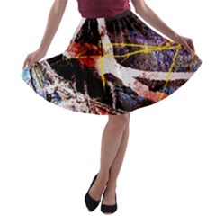 Egg In The Duck   Needle In The Egg 4 A-line Skater Skirt by bestdesignintheworld