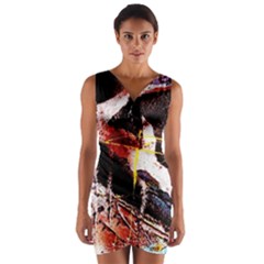 Egg In The Duck   Needle In The Egg 4 Wrap Front Bodycon Dress by bestdesignintheworld