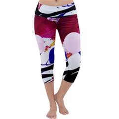 Immediate Attraction 8 Capri Yoga Leggings by bestdesignintheworld