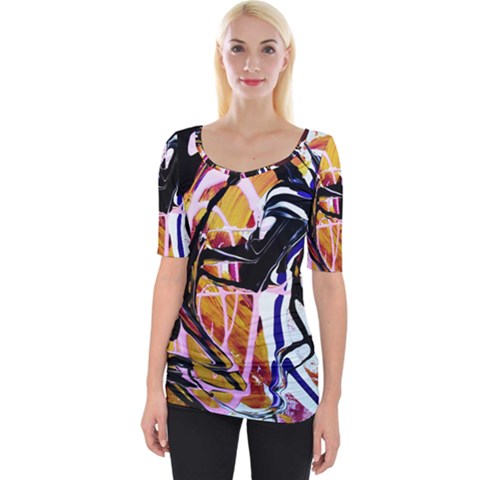 Immediate Attraction 2 Wide Neckline Tee by bestdesignintheworld