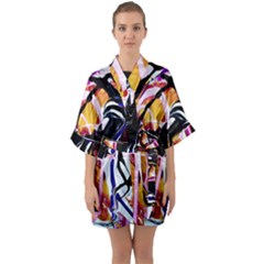 Immediate Attraction 2 Quarter Sleeve Kimono Robe by bestdesignintheworld