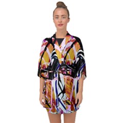 Immediate Attraction 2 Half Sleeve Chiffon Kimono by bestdesignintheworld