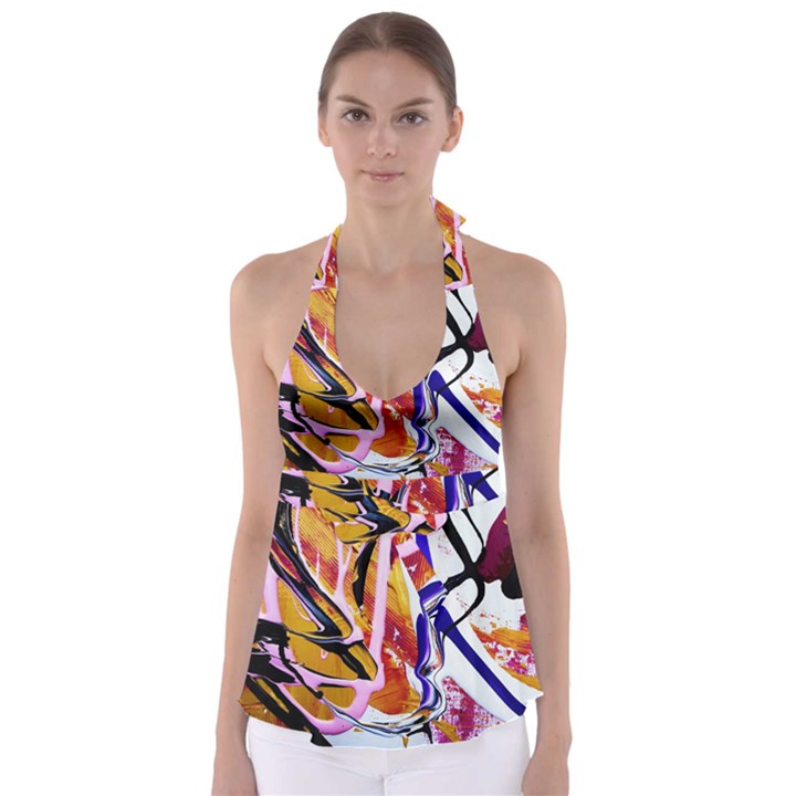 Immediate Attraction 6 Babydoll Tankini Top