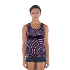 Abtract Colorful Spheres Sport Tank Top  by Modern2018