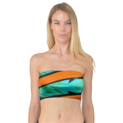 Abstract Art Artistic Bandeau Top by Modern2018