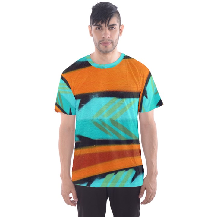 Abstract Art Artistic Men s Sports Mesh Tee