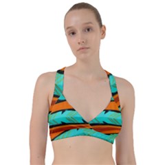 Abstract Art Artistic Sweetheart Sports Bra by Modern2018