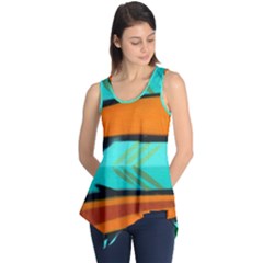 Abstract Art Artistic Sleeveless Tunic by Modern2018