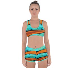 Abstract Art Artistic Racerback Boyleg Bikini Set by Modern2018