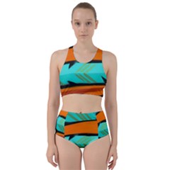 Abstract Art Artistic Racer Back Bikini Set by Modern2018