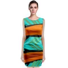 Abstract Art Artistic Sleeveless Velvet Midi Dress by Modern2018