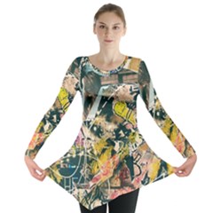 Abstract Art Berlin Long Sleeve Tunic  by Modern2018