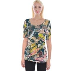 Abstract Art Berlin Wide Neckline Tee