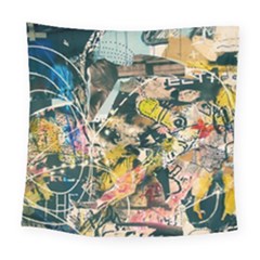 Abstract Art Berlin Square Tapestry (large)