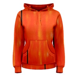 Abstract Orange Women s Pullover Hoodie