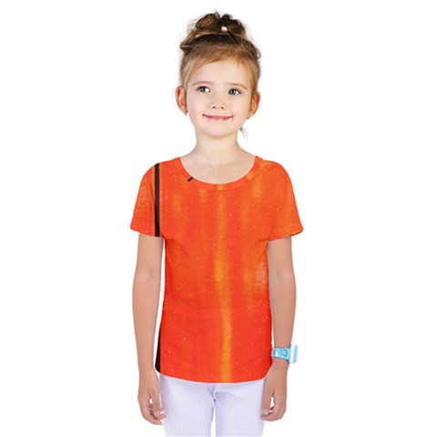 Abstract Orange Kids  One Piece Tee by Modern2018