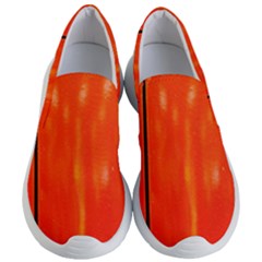 Abstract Orange Women s Lightweight Slip Ons by Modern2018