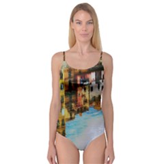 Architecture Art Blue Camisole Leotard  by Modern2018