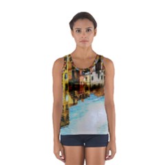 Architecture Art Blue Sport Tank Top  by Modern2018