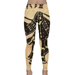 Antique Apparel Art Classic Yoga Leggings by Modern2018