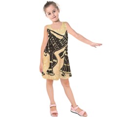 Antique Apparel Art Kids  Sleeveless Dress by Modern2018