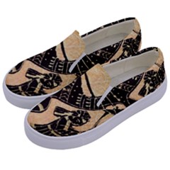 Antique Apparel Art Kids  Canvas Slip Ons by Modern2018