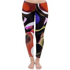 Abstract Full Colour Background Classic Winter Leggings