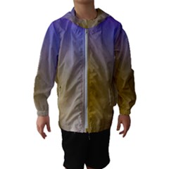 Abstract Smooth Background Hooded Wind Breaker (kids)