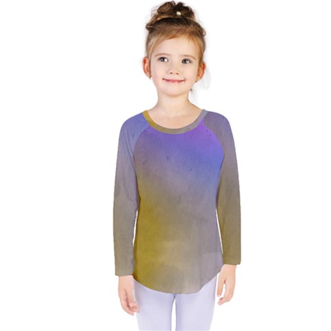 Abstract Smooth Background Kids  Long Sleeve Tee by Modern2018