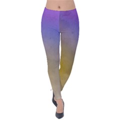 Abstract Smooth Background Velvet Leggings