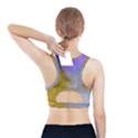 Abstract Smooth Background Sports Bra With Pocket View2