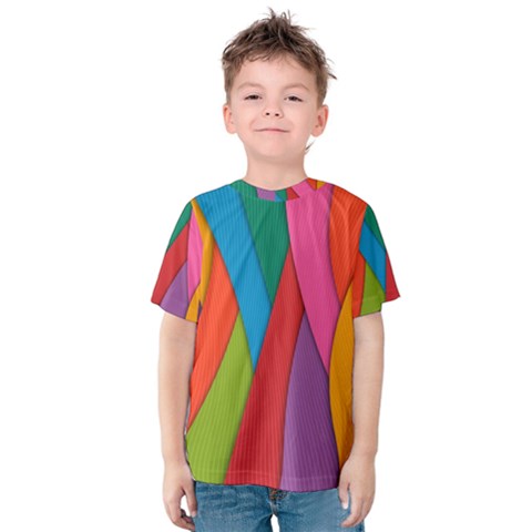 Abstract Background Colrful Kids  Cotton Tee by Modern2018