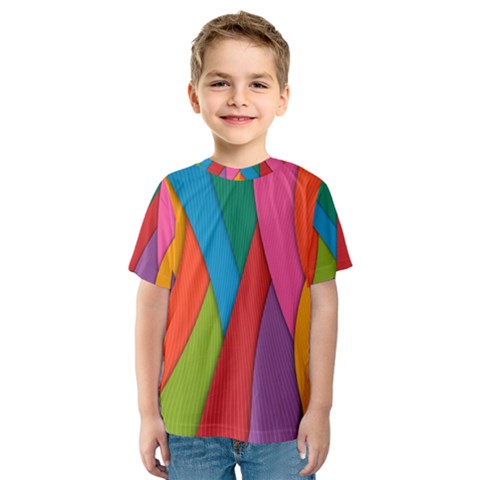 Abstract Background Colrful Kids  Sport Mesh Tee by Modern2018