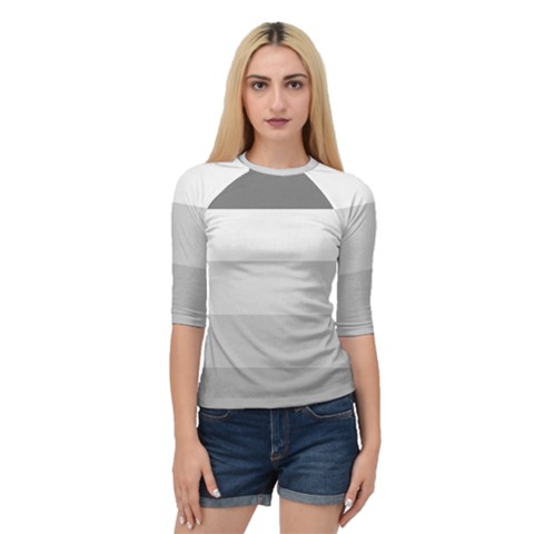 Elegant Shades Of Gray Stripes Pattern Striped Quarter Sleeve Raglan Tee by yoursparklingshop