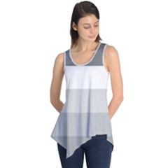 Elegant Shades Of Gray Stripes Pattern Striped Sleeveless Tunic by yoursparklingshop