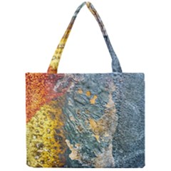 Colorful Abstract Texture  Mini Tote Bag by dflcprints