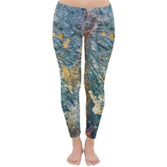 Colorful Abstract Texture  Classic Winter Leggings by dflcprints