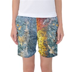 Colorful Abstract Texture  Women s Basketball Shorts by dflcprints