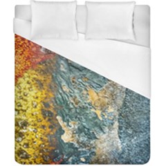 Colorful Abstract Texture  Duvet Cover (california King Size) by dflcprints