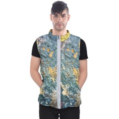 Colorful Abstract Texture  Men s Puffer Vest by dflcprints