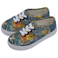 Colorful Abstract Texture  Kids  Classic Low Top Sneakers by dflcprints