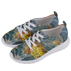 Colorful Abstract Texture  Women s Lightweight Sports Shoes by dflcprints