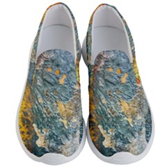 Colorful Abstract Texture  Men s Lightweight Slip Ons by dflcprints