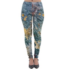 Colorful Abstract Texture  Lightweight Velour Leggings