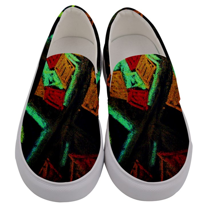 Girls Curiousity 12 Men s Canvas Slip Ons