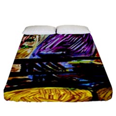 House Will Be Built 6 Fitted Sheet (queen Size) by bestdesignintheworld